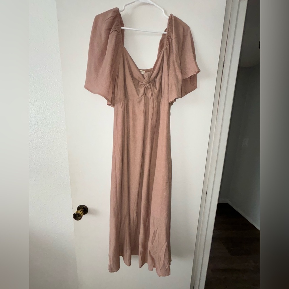 Pink Blush maternity dress